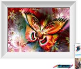 Artstudioclub®  Diamond painting volwassenen Vlinder 30 x 40 cm