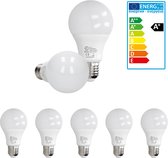 ECD Germany 5er Pack E27 LED-lamp 12W - vervangt 75W gloeilamp - koel wit 6000K - 800 lumen - stralingshoek 270° - 220-240V - EEK A+ - gloeilamp spaarlamp