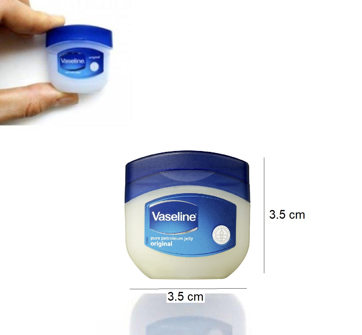 Vaseline Pure Petroleum Jelly Original - 8,2 ml/ 7 g - 10 pièces