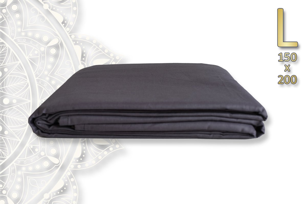 TAO NIDRA - Hoes verzwaringsdeken - katoen (zomer) - weighted blanket cover - L (150x200cm)
