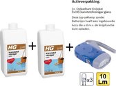 HG kunststofreiniger glans - 1 stuks + Zaklamp/Knijpkat
