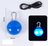 Led Lichtbol met clip voor honden halsband (Blauw)(USB oplaadbaar)
