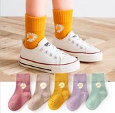 sokken jongens maat 35-38 |Set van 5 paar sokken | 5 verschillende kleuren | Sokken voor kinderen 9-12 jaar | sokken meisjes
