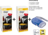 HG airfryer® reiniger- 2 stuks + Knijpkat/Zaklamp