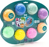 Eurekakids Playfoam - Klei van Bolletjes - Droogt niet Uit - 8 Kleuren