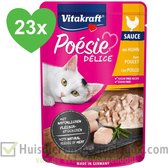 Vitakraft Deli sauce poulet 23x85gr nourriture pour chat
