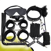 BDSM Bondage Starter Set voor Koppels - Sex Toys voor Mannen en Vrouwen - Zwart