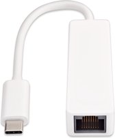 Adapter USB C naar Netwerk RJ45 V7 V7UCRJ45-WHT-1E