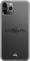 xoxo Wildhearts case voor iPhone 11 Pro Max - Wildhearts Black - xoxo Wildhearts Transparant Case