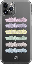 xoxo Wildhearts case voor iPhone 11 Pro - Wildhearts Thick Colors - xoxo Wildhearts Transparant Case