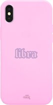 xoxo Wildhearts case voor iPhone XS - Libra (Weegschaal) Pink - iPhone Zodiac Case