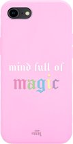 iPhone 7/8/SE (2020) - Mind Full Of Magic Pink - iPhone Rainbow Quotes Case