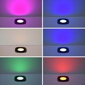 LUTEC Connect RINA Inbouwlamp - Smart - Dimbaar - RGB - Zwart