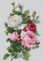 Borduurpakket LUCA-S - Bouquet of Roses - BA22855 - telpatroon