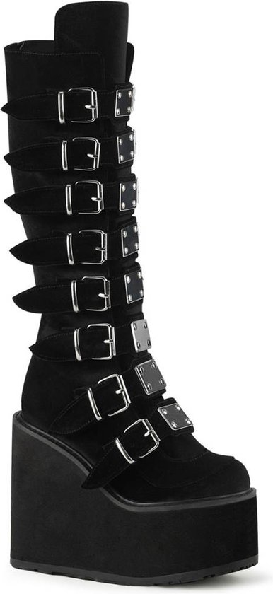 Demonia Platform Bottes femmes -39 Chaussures- SWING-815 US 9 Zwart