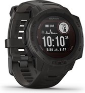 Instinct Solar Smartwatch - Robuust Sporthorloge met GPS - Waterbestendig - Smartwatch Dames – Smartwatch Heren – Smartwatch kinderen - Waterproof – Stappenteller GARMIN