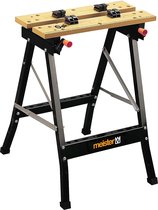 Meister werk- en opspantafel-150 kg draagvermogen-Groot werkoppervlak-Gedrukte schaal- & hoekinformatie-Opklapbaar-Verschuifbaar / Werkbank met klembekken / Werktafel / 9079100