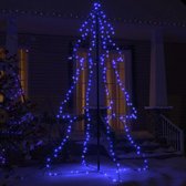 Huis en Tuin Depot Kegelkerstboom 240 Led'S Binnen En Buiten 118X180 Cm