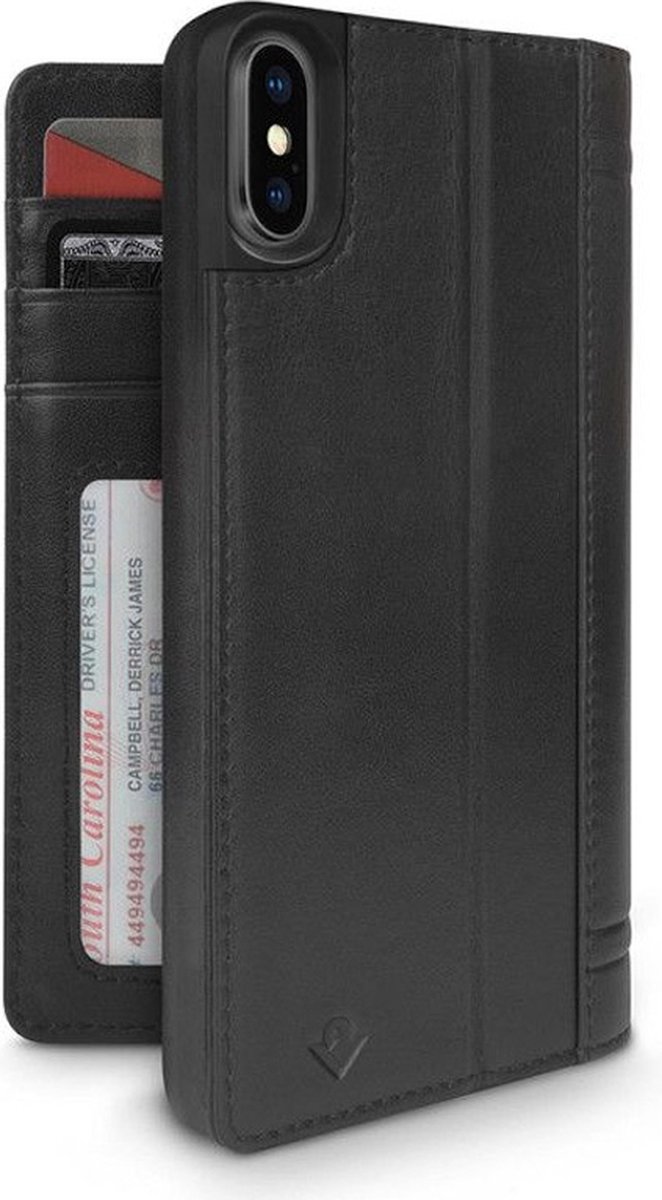 Twelve South Journal voor iPhone X / XS Zwart