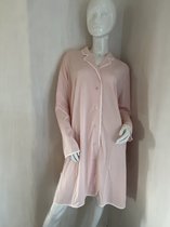Taubert doorknoop nachthemd Soft Pink/wit maat 46