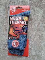 5 Paar - Mega Thermo Sokken - 39-42 - Naadloos - Warme Voetensokken - Wintersokken -  Huissokken - Unisex