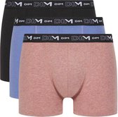 Dim Boxershort - Onderbroeken - Boxer - Strech Katoen - Heren - 3 Stuks - Maat XXL - Zwart/Blauw/Roze