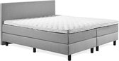 Comfortbox® Boxspring 180x220 incl. thuismontage - Complete set met matras - Grijs