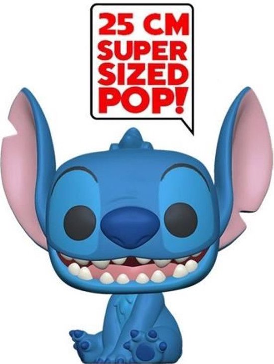 Funko Pop! Jumbo: Lilo and Stitch- 10 Inch Stitch Pop