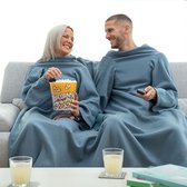 HighHome - Snuggie - Mouwdeken voor 2 Personen - Fleece