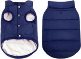 Isomes Dunne Hondenjas - Modieuze Hondenkleding - Bodywarmer - Hondenkleding - voor Alle Honden - Marineblauw - Maat M