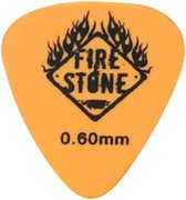 Fire & Stone Delrin plectrum 0.60 mm 6-pack