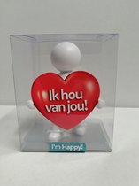 Geschenkpopje - Ik hou van jou - gift set - cadeau - 3512