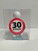 Geschenkpopje - 30 & Happy - gift set - cadeau - 3538