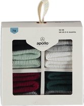 Apollo - Sokken baby - Set van 7 paar - 0-6 maanden  in cadeauverpakking