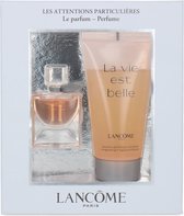 Lancôme Les Attentions Particulières Cadeauset - Douchegel 50 ml-Eau de Parfum 5 ml