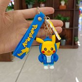 Pikachu Knuffel Sleutelhanger-Sleutelhangers 6cm-Pokémon Plush Key Chain voor kinderen en volwassenen