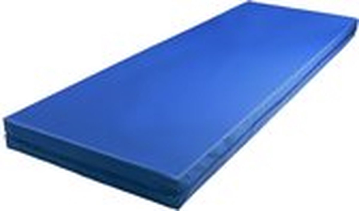 Zorgmatras Koudschuim HR45 - 90x210 cm - Waterdichte Incontinentie matras - Gemiddeld Blauw
