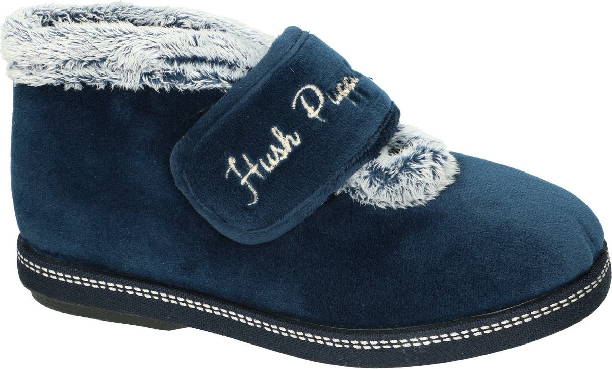 Hush Puppies -Dames - blauw donker - pantoffels - maat 38