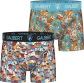 GAUBERT 2-stuks Premium Heren Bamboe Boxershort GBSET-69-M