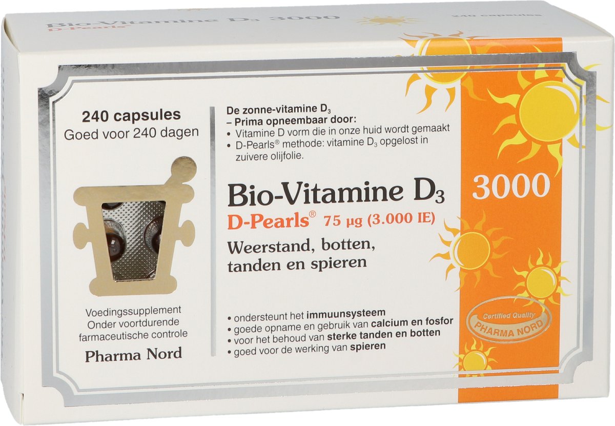 Pharma Nord BioVitamine D3 3000 240 parels Vitamine D3 — free download
