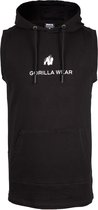 Gorilla Wear Lincoln Mouwloze Hoodie - Zwart - 4XL