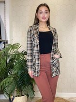 Blazer Basic CdlC Bruin/Beige geruit maat XXL