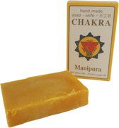 Zeep 3e Chakra Manipura - Met essentiële oliën: Vanille - Kardemom - Handgemaakt - 70 Gram