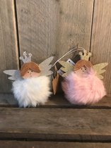 hang engel - kerst - kersthanger - set van 2