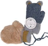 Wanten voor kinderen (tot 3 j.) PETIT OURSON - BabyBear van BellaBelga - blauw