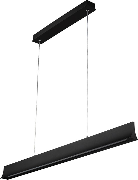 Lampe de bureau suspendue LED 24W noir ou blanc 1.2m