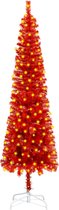 Huis en Tuin Depot Kerstboom Met Led'S Smal 210 Cm Rood