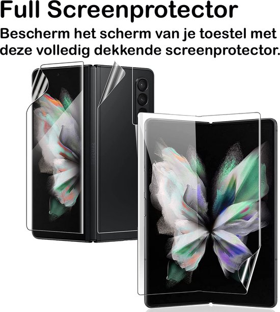 Full Screenprotector geschikt voor Samsung Galaxy Z Fold 3 Screen
