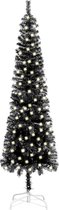 Huis en Tuin Depot Kerstboom Met Led'S Smal 240 Cm Zwart