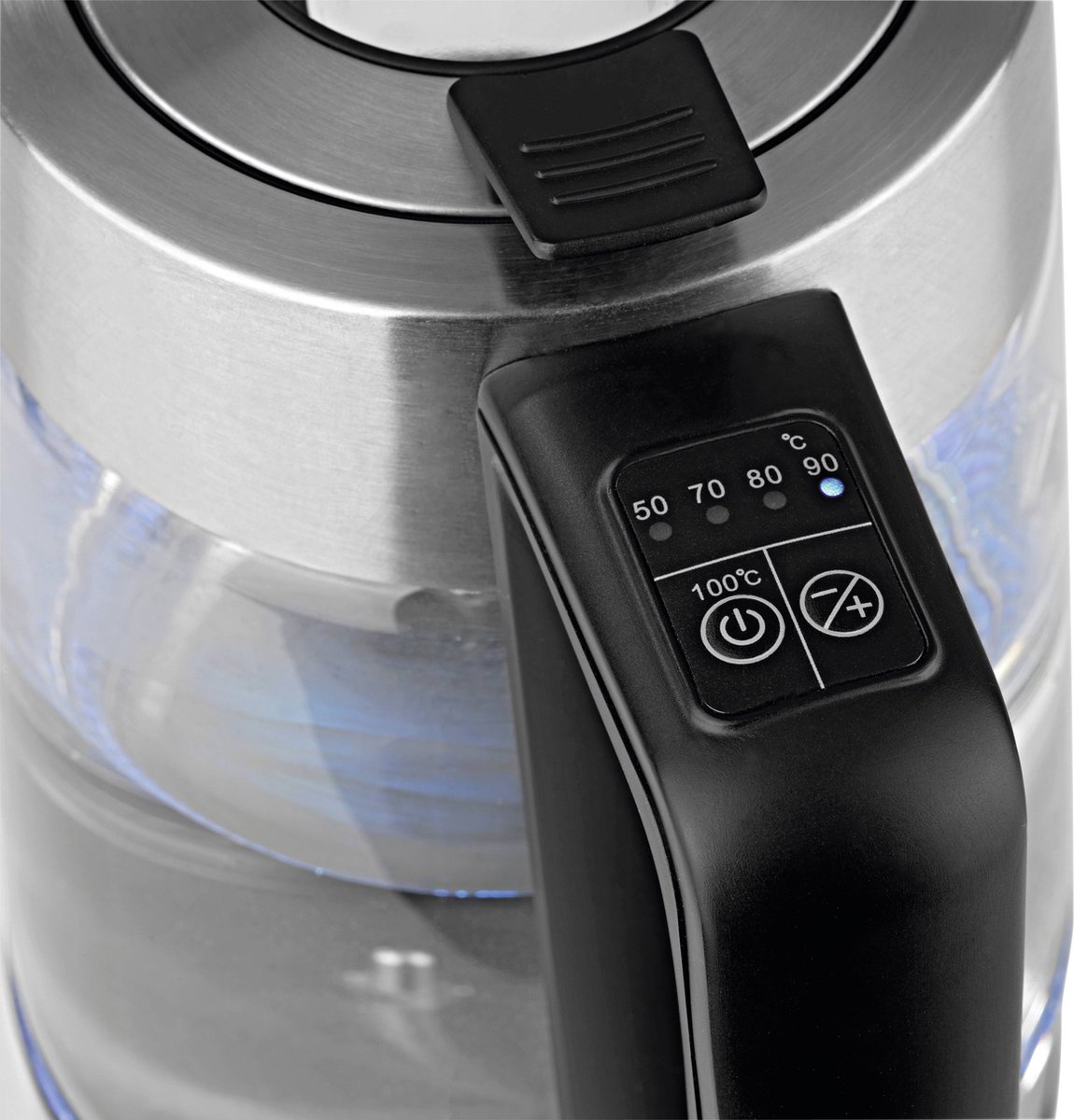 Maxxmee Waterkoker Snoerloos RVS - 2 liter - 5 temperaturen - warmhouden tot 30 minuten